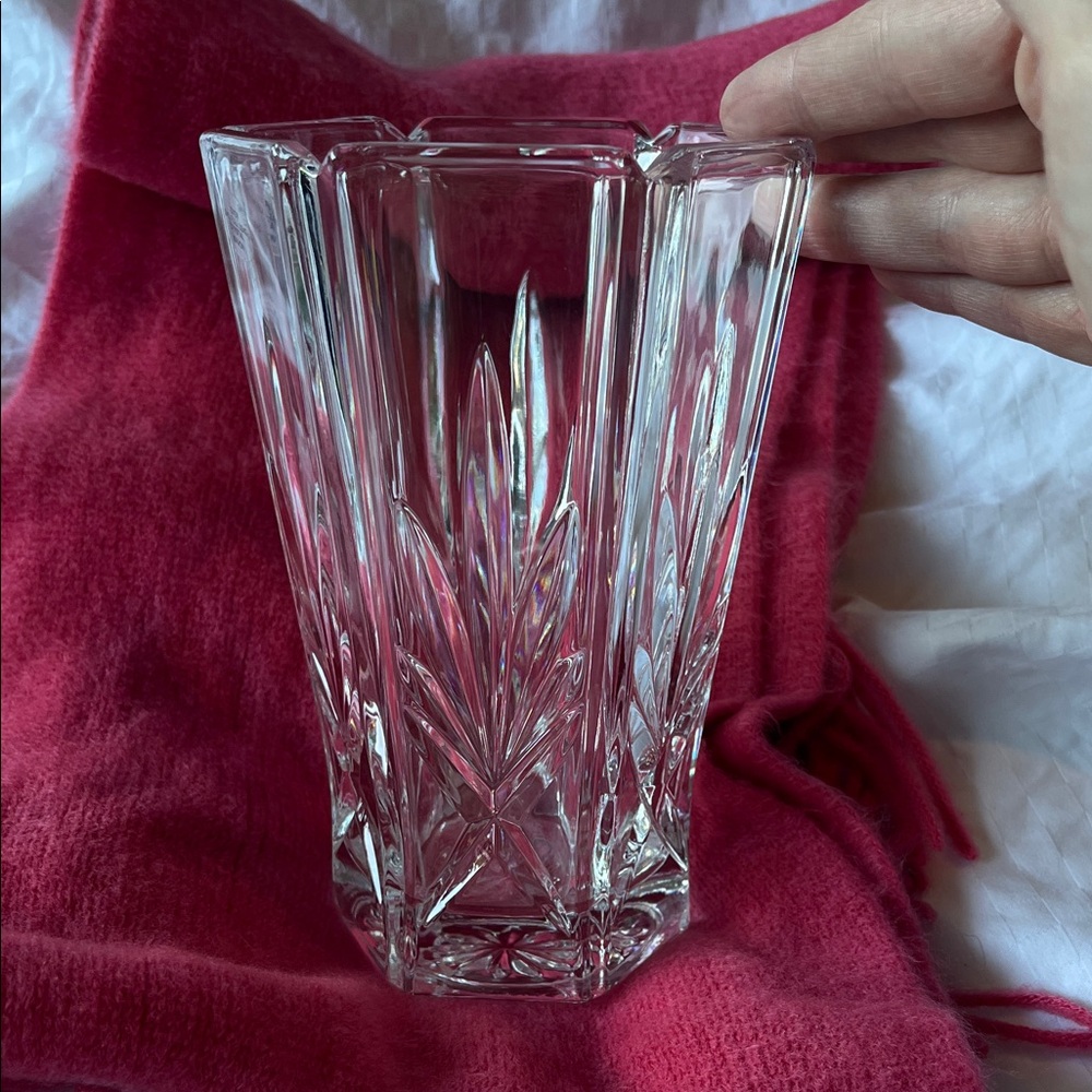 Elegant Clear Glass Vase